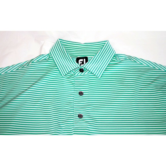 FootJoy Short Sleeve Golf Polo Shirt Size Large - Picture 2 of 7